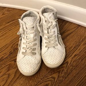 Dolce Vita white Zip High Tops